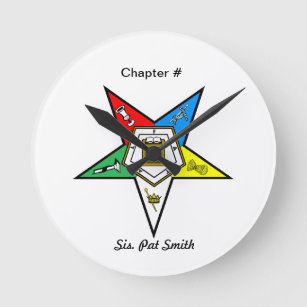 OES Order of the Eastern Star Clock