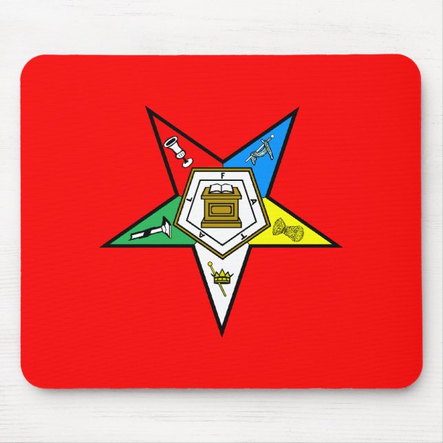 OES Order of the Eastern Star Mouse Pad (Front)