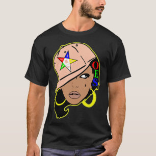 Oes Snapback Sister Order Of The Eastern Star Moth T-Shirt