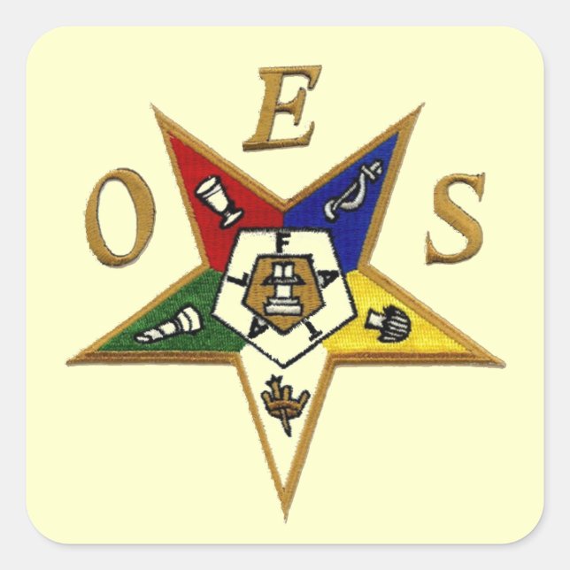 OES SQUARE STICKER (Front)