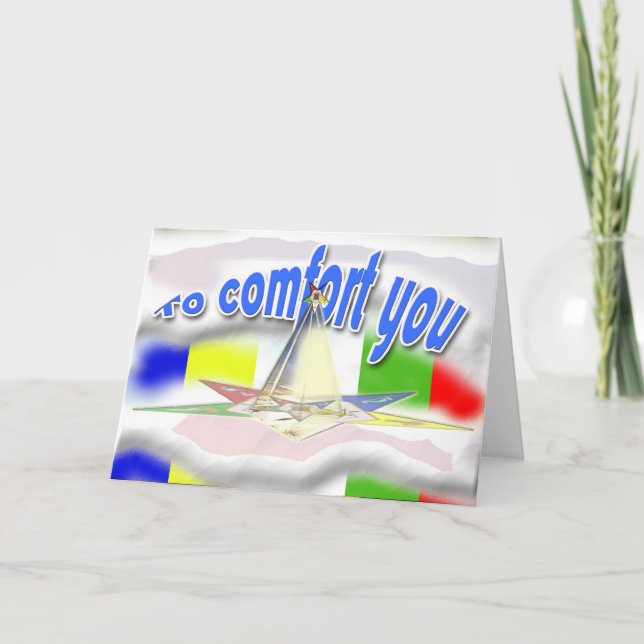 OES Sympathy Holiday Card (Front)