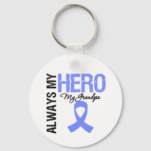 Oesophageal Cancer Always My Hero My Grandpa Key Ring