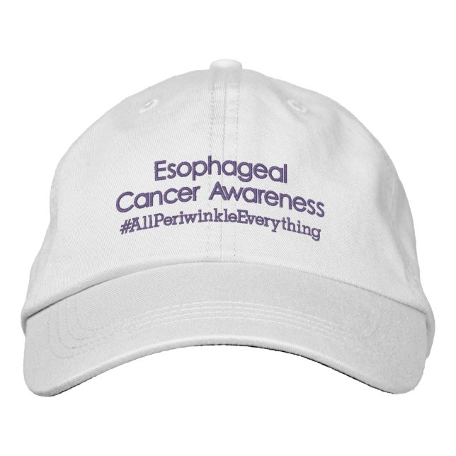 Oesophageal Cancer Awareness Adjustable Hat (Front)