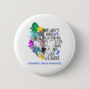 Oesophageal Cancer Awareness Ribbon Support Gifts 6 Cm Round Badge