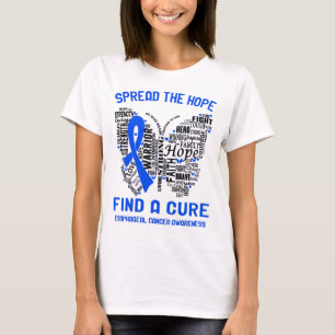 Oesophageal Cancer Awareness Ribbon Support Gifts T-Shirt