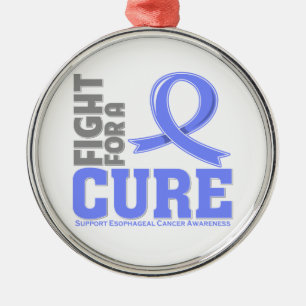 Oesophageal Cancer Fight For A Cure Metal Tree Decoration