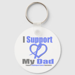 Oesophageal Cancer I Support Dad Key Ring