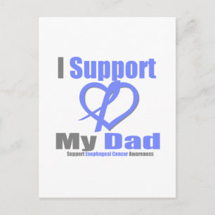 Oesophageal Cancer I Support Dad Postcard