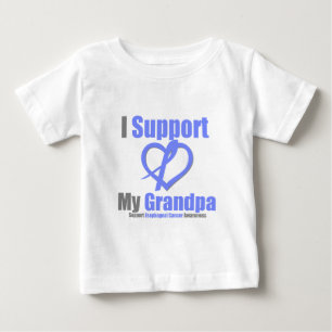 Oesophageal Cancer I Support Grandpa Baby T-Shirt