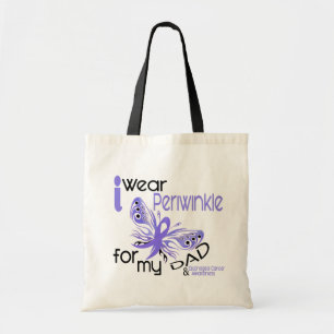 Oesophageal Cancer I WEAR PERIWINKLE FOR MY DAD 45 Tote Bag