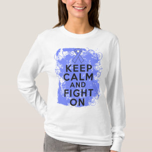Oesophageal Cancer Keep Calm and Fight On.png T-Shirt