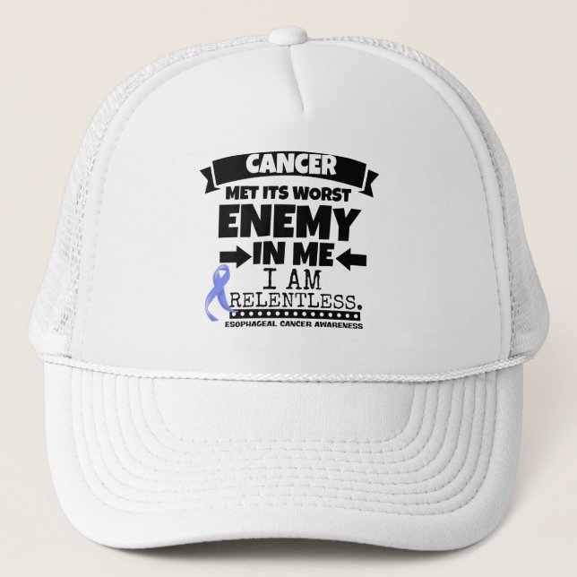 Oesophageal Cancer Met Its Worst Enemy in Me Trucker Hat (Front)