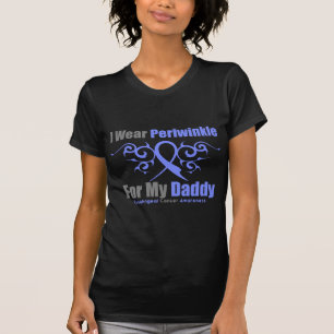 Oesophageal Cancer Periwinkle Ribbon Daddy T-Shirt