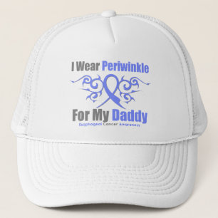 Oesophageal Cancer Periwinkle Ribbon Daddy Trucker Hat