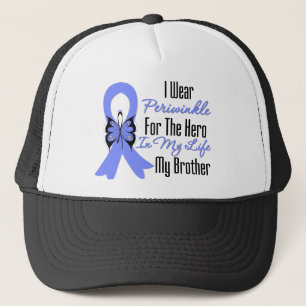 Oesophageal Cancer Ribbon Hero My Brother Trucker Hat