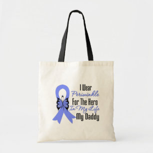 Oesophageal Cancer Ribbon Hero My Daddy Tote Bag
