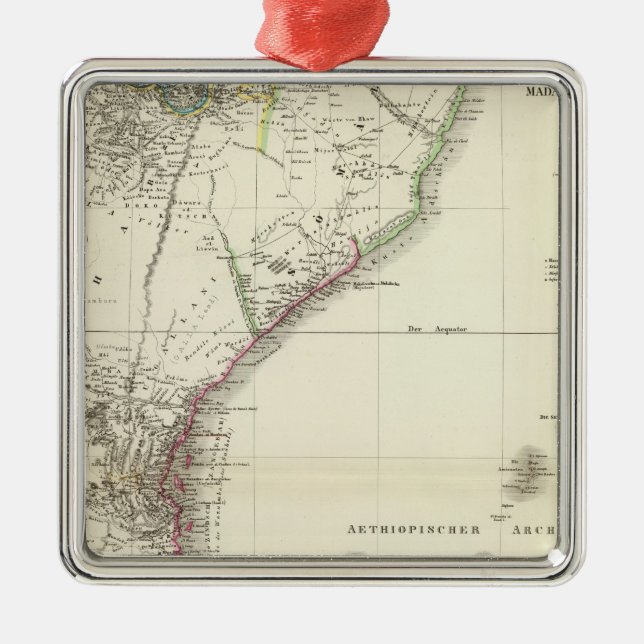 Oest HochAfrica - East Africa Metal Tree Decoration (Front)