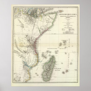 Oest HochAfrica - East Africa Poster