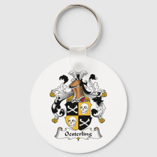 Oesterling Family Crest Key Ring