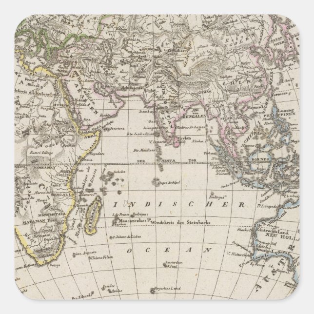 Oestl Halbkugel Square Sticker (Front)