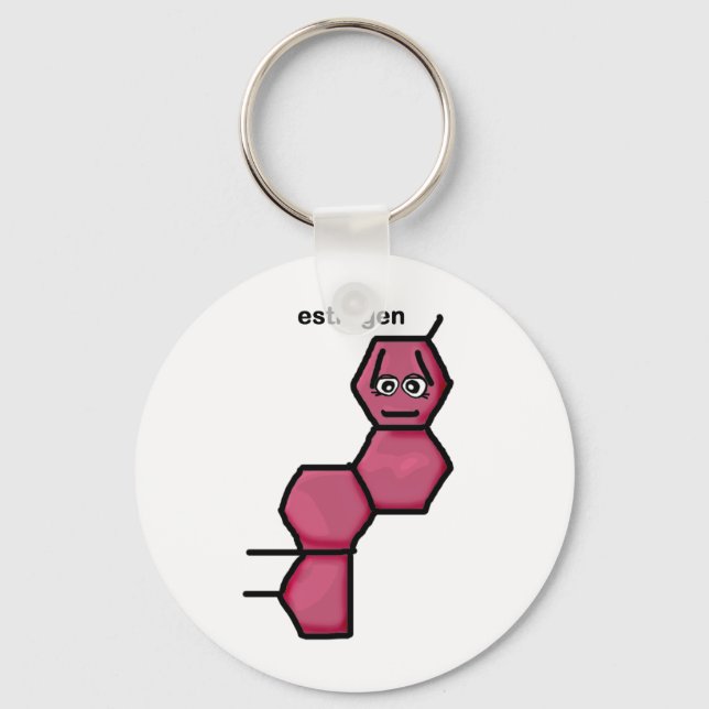 Oestrogen Key Ring (Front)