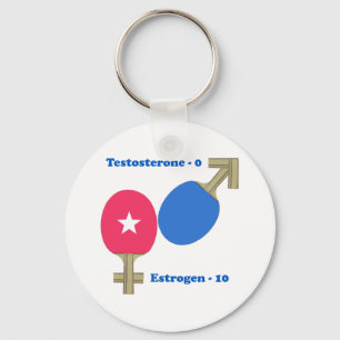 Oestrogen Ping Pong Key Ring