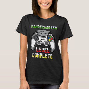 Of 2024 Kindergarten Level Kids Video Game Graduat T-Shirt