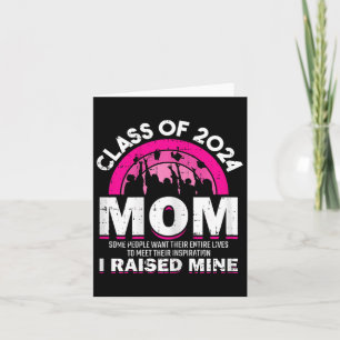 Of 2024 Mum Graduation Family Mama Graduate Women  Card