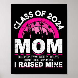 Of 2024 Mum Graduation Family Mama Graduate Women Poster