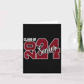 Of 2024 Senior 24 Last Day Of School Graduation Pa Card