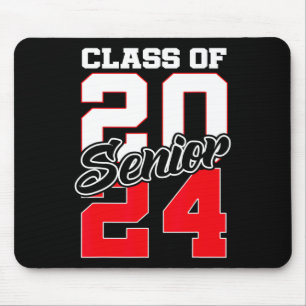 Of 2024 Senior 24 Shirt High School Graduation Gif Mouse Pad