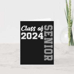 Of 2024 Senior 24 Shirt High School Graduation Par Card