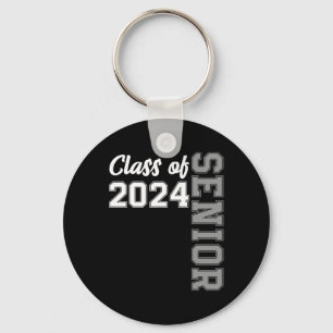 Of 2024 Senior 24 Shirt High School Graduation Par Key Ring