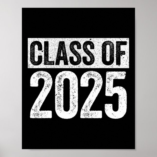 Of 2025 Senior 2025 Graduation Shirt  Poster (Front)