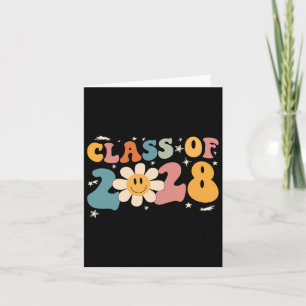 Of 2028 Grow With Me Graduation First Day Of Schoo Card