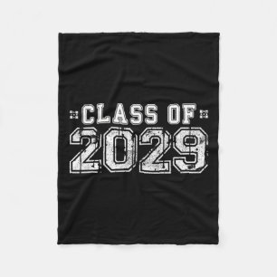 Of 2029 - Graduation Year Senior Gift  Fleece Blanket