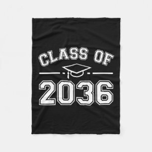 Of 2036 Grow With Me First Day Kindergarten Gradua Fleece Blanket