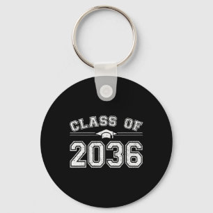 Of 2036 Grow With Me First Day Of School Graduate Key Ring