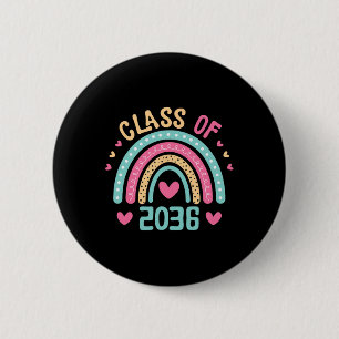 Of 2036 Grow With Me First Day Of School Graduatio 6 Cm Round Badge