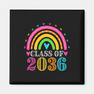 Of 2036 Pre-k Graduate Preschool Kids Girls Gradua Magnet