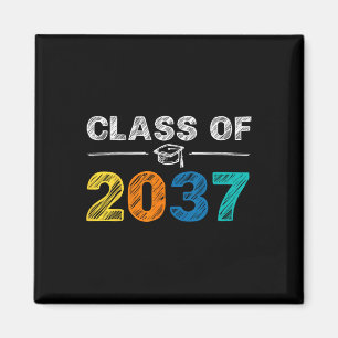 Of 2037 Grow With Me First Day Of School Graduatio Magnet