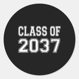 Of 2037 Grow With Me Shirt Classic Round Sticker