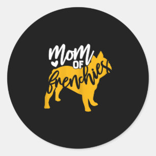 Of A French Bulldog 1  Classic Round Sticker