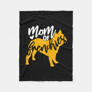 Of A French Bulldog 1 Fleece Blanket