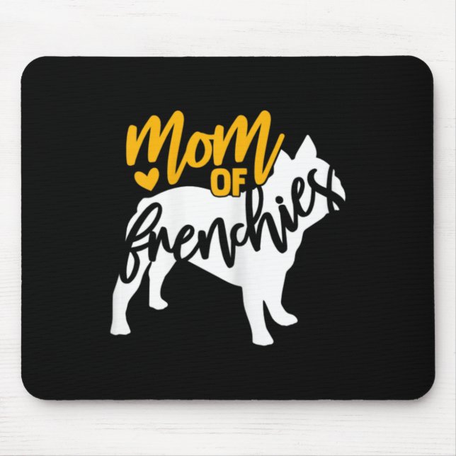 Of A French Bulldog  Mouse Pad (Front)