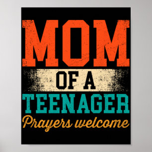 Of A Teenager Prayers Welcome Women Christian Moth Poster