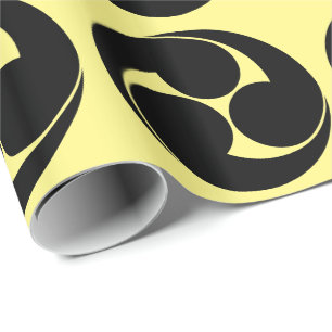 of a three-cornered figure wrapping paper