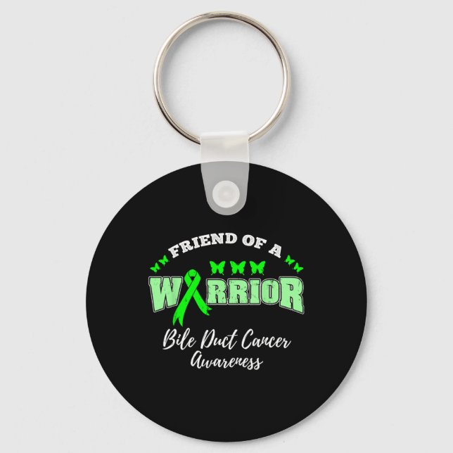Of A Warrior Bile Duct Cancer Awareness  Key Ring (Front)