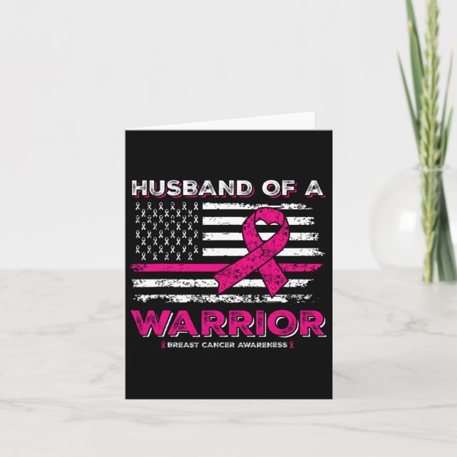 Of A Warrior Breast Cancer Awareness Support Squad Card (Front)
