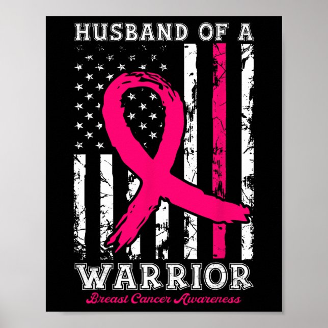 Of A Warrior Breast Cancer Awareness Support Squad Poster (Front)